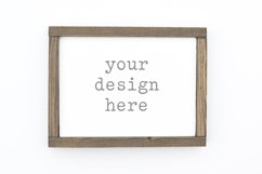 10x8 Wood Sign Mockup| Digital File | Sublimation | SVG Product Image 1