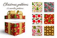 New Year's Holidays. Seamless pattern Product Image 1