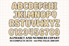 Fall Autumn Alphabet png clipart, fall autumn letters doodle Product Image 5