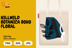 Hillwild Botanica Boho Floral Monogram Product Image 1