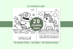 St Patrick's Day Coloring Pages for Kids Product Image 11