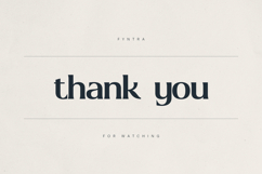 Fyntra Modern Elegant Display Font Product Image 11