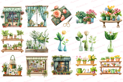 Spring Florist Shop Clipart - Set of 54 Png Bundle Product Image 3