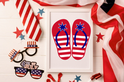 4th of July Vector Bundle Glass and Sandal Product Image 10