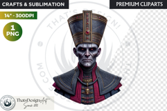 Fantasy Ruler Clipart PNG, Fantasy King &amp; Queen Portrait Product Image 1