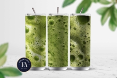 Matcha Foam Texture, Green Bubble Pattern Product Image 2