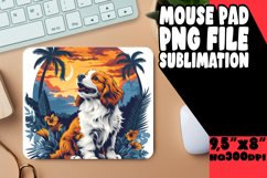 Mountain Wanderer Dog Mouse Pad Sublimation Product Image 1