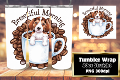 BEAUTIFUL 20oz Tumbler Design for Gifts , Coffee Dog Product Image 1
