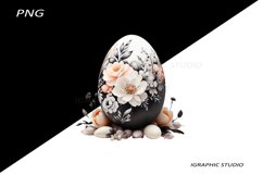 Easter Clipart, Easter Egg Clipart, Easter Bunny Png Product Image 1