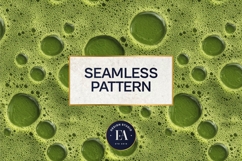 Matcha Foam Texture, Green Bubble Pattern Product Image 3