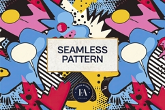 Pop Art Digital Paper |Comic Book Background Product Image 3