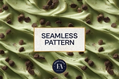 Matcha Ice Cream Pattern, Matcha Dessert Digital Paper Product Image 3