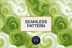 Watercolor Matcha Pattern, Green Wash Texture Product Image 3