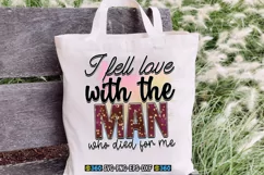 I fell love with the man who died for me PNG Product Image 2