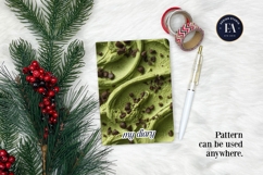 Matcha Ice Cream Pattern, Matcha Dessert Digital Paper Product Image 4