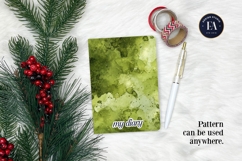 Spilled Matcha Texture, Green Abstract Liquid Digital Paper Product Image 4