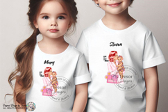 Love You Mom Red Hair Fashion Mother Baby Sublimation PNG Product Image 11