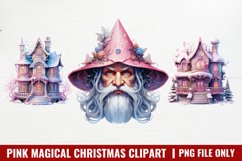 Pink Magical Christmas Sublimation Product Image 1