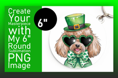 Creative Keychain Round PNG Artwork , St Patrick Product Image 1