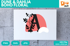 Dune &amp; Dahlia Boho Floral Monogram Product Image 1
