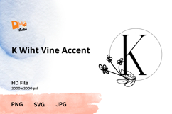 Wiht Vine Accent Monogram Product Image 1