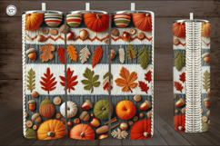 4 Knited Fall Seamless Tumbler Wrap 20 oz Product Image 2