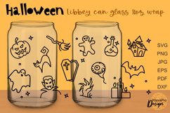 Halloween bundle Libbey glass 16oz | Can glass wrap svg Product Image 6