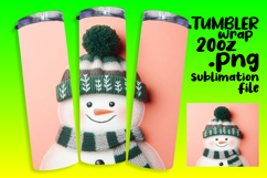 GREAT GIFT: 20oz Tumbler Design , Snowman Product Image 1