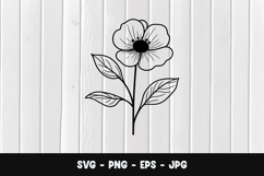 Simple Bloom SVG PNG Product Image 1