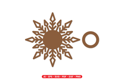 Snowflake Tealight Holder Laser Cut Design Product Image 2