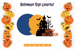 Layered Halloween Sign Lasercut Product Image 2