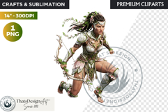 The Vernal Rebirth Dark Fantasy Spring Clipart Product Image 1