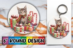 PNG Round Design - Watercolor Christmas Product Image 1