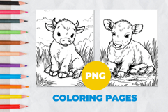Bull with wings Coloring Pages | Coloring book Product Image 1