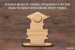 Graduation Tassel Holder Laser Cut | Glowforge | SVG Product Image 2