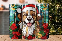 Christmas Dog Tumbler Designs - Stained Glass Tumbler Product Image 1