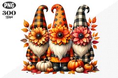 Halloween Gnomes Sublimation - Clipart PNG Design Product Image 1