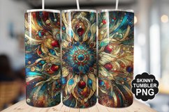 Stained On Stained Glass Tumbler Warp - Tumbler Design Product Image 1