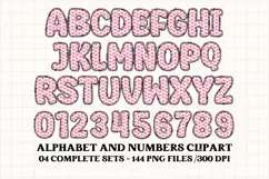 Mother's Day Alphabet clipart, mother’s day letters doodle Product Image 5