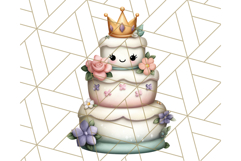 Princess Tea Party PNG Clipart with Teacups &amp; Fancy Treats Product Image 3