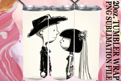 15x Wedding Tumbler 20ozSublimation Design Bundle, Bride PNG Product Image 10
