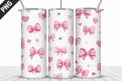 Lovely Hearts Tumbler Design | Valentine's Day Tumbler Wrap Product Image 4