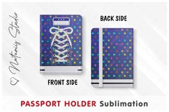 2 Sneaker patterns - Passport Holder sublimation. Product Image 4