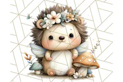 Forest Fairy Garden Creatures PNG, Whimsical Woodland Art Product Image 3