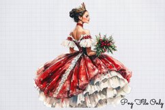 Royal Christmas Clipart Sublimation Bundle PNG Product Image 12