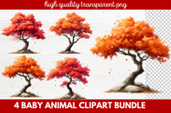 Baby Animal Clipart | Cute Nursery Wildlife PNG Illustration Product Image 1