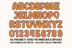 Rainbow Animal Alphabet png clipart, animal letters doodle Product Image 4