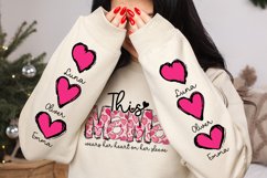 This Mama Wears Her Heart On Her Sleeve , Valentine PNG Product Image 1