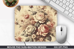 Vintage Mouse Pad Sublimation PNG Design - Mouse Pad PNG Product Image 1
