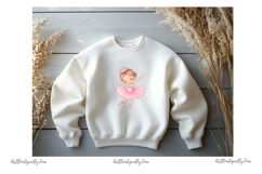 Little Ballerina Girl Clipart Set Product Image 4